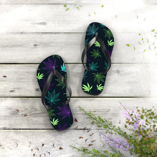 Weed Flip Flops