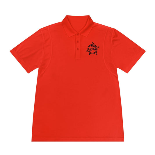 Men's Anarchy Symbol Sport Polo Shirt