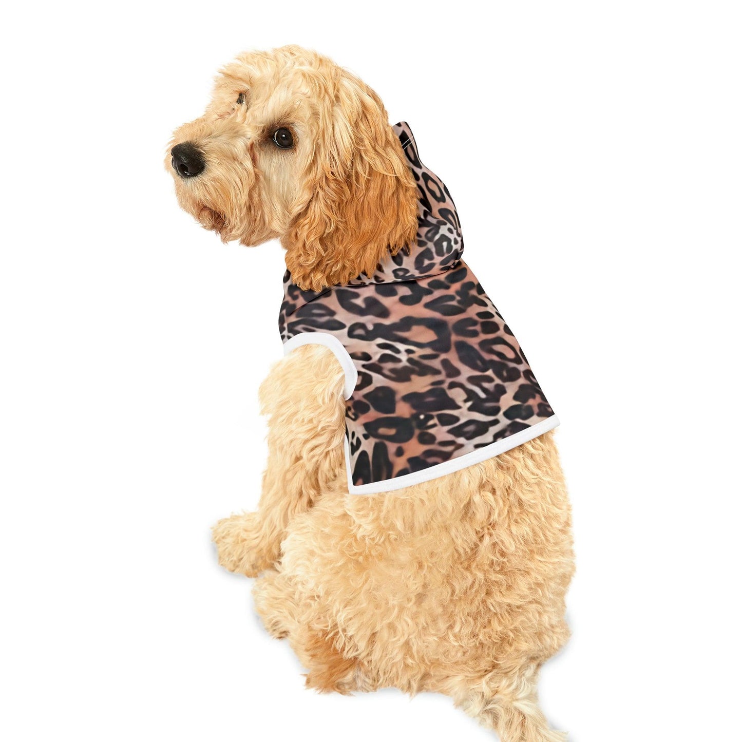 Leopard Print Pet Hoodie