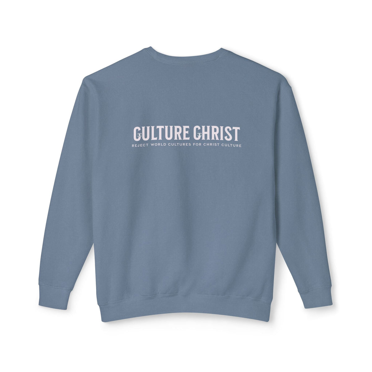 Culture Christ Crewneck Sweatshirt — Minimal Christian Faith Pullover