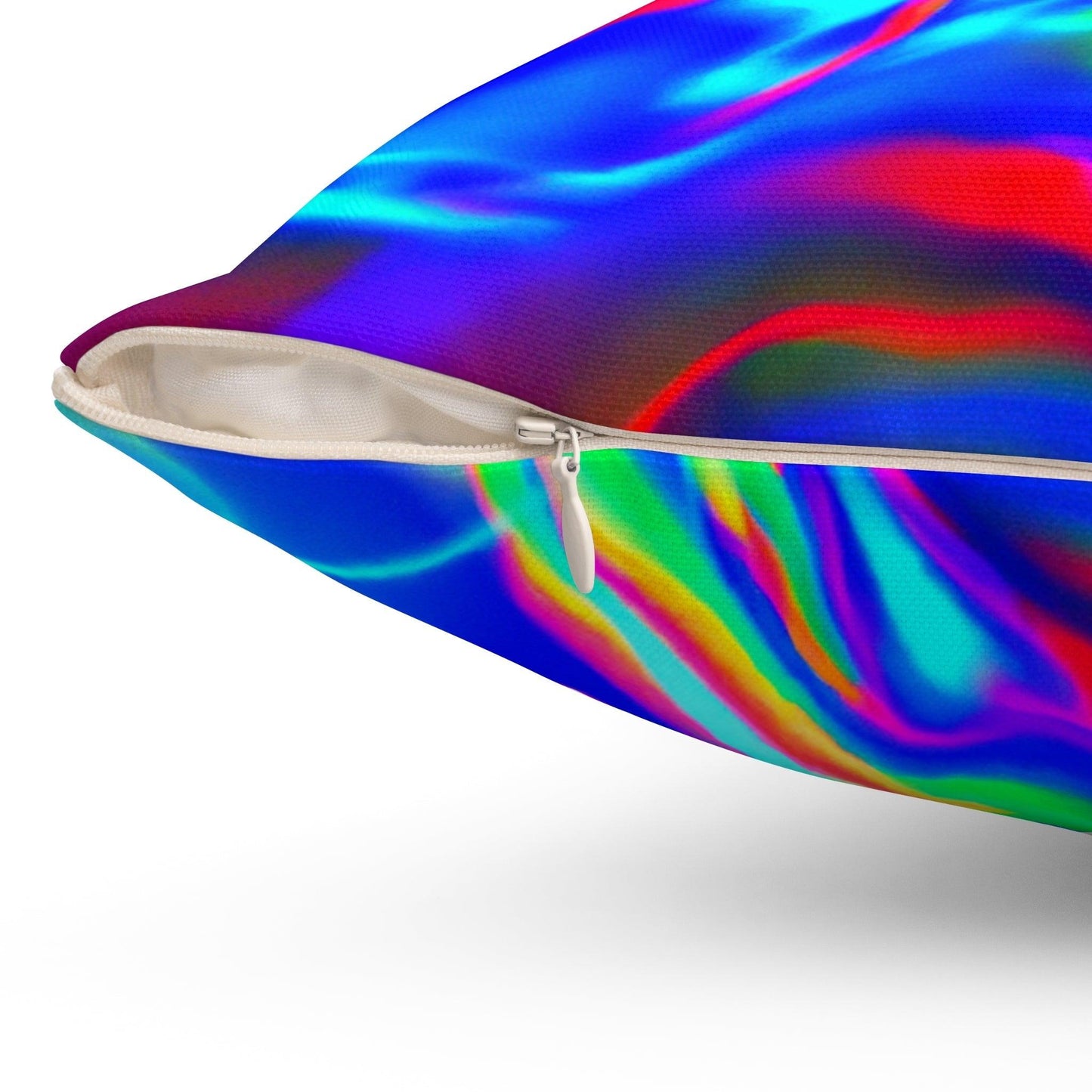 Neon Love Spun Polyester Square Pillow