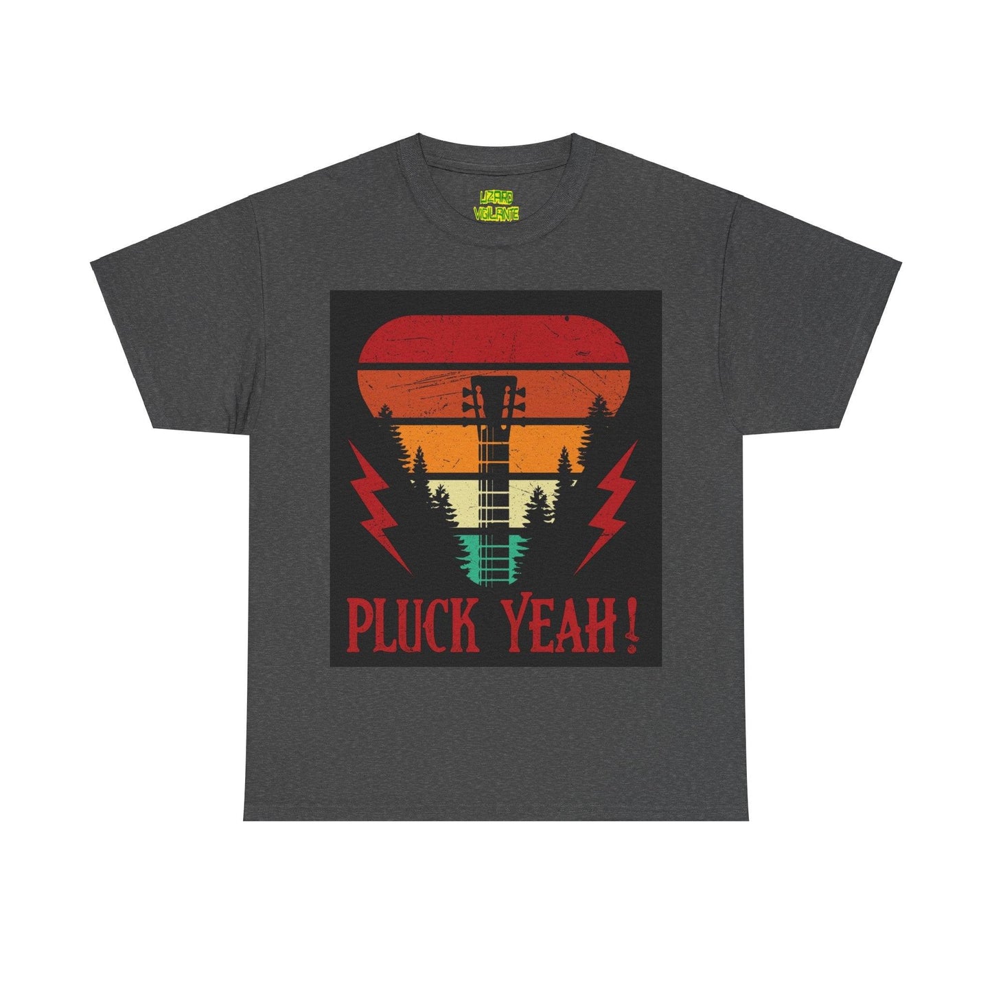 Pluck Yeah! Riff-Ripper Neck Tee – Loud Threads for Louder Licks