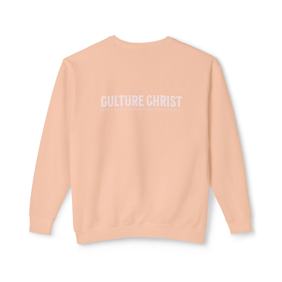 Culture Christ Crewneck Sweatshirt — Minimal Christian Faith Pullover