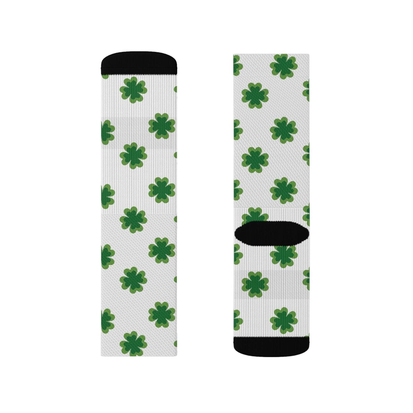 4 Leaf Clover St. Patrick's Day Irish Sublimation Socks