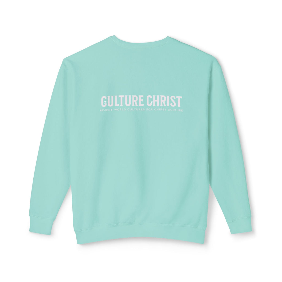 Culture Christ Crewneck Sweatshirt — Minimal Christian Faith Pullover