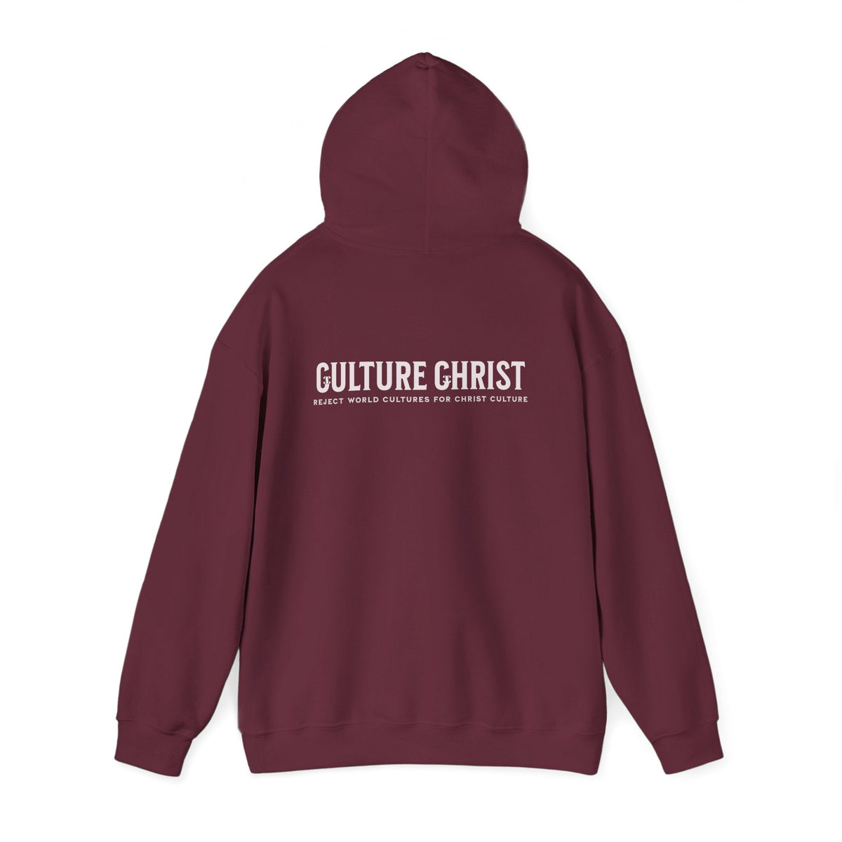 Culture Christ Hoodie — Wear Your Faith Back-Print Pullover