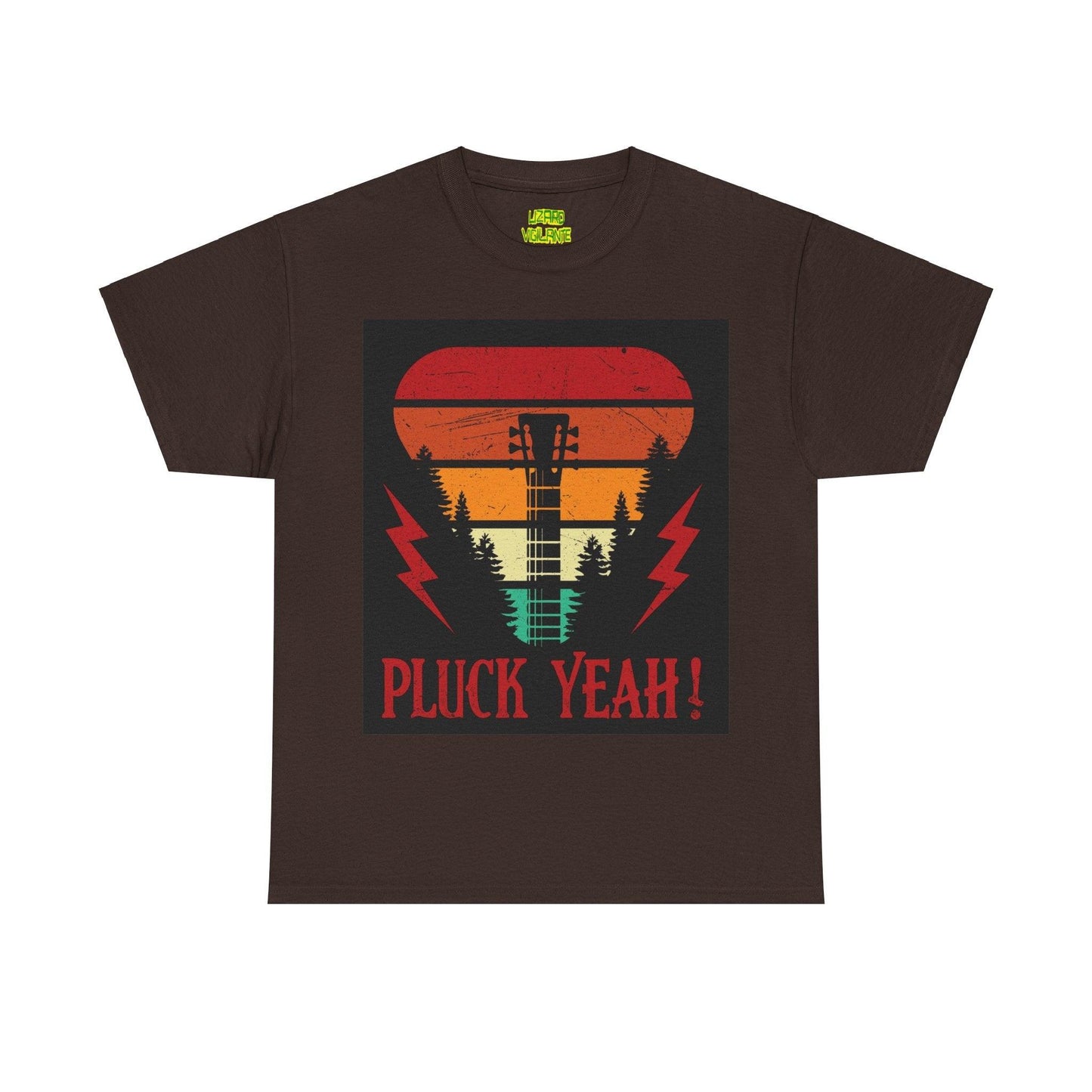 Pluck Yeah! Riff-Ripper Neck Tee – Loud Threads for Louder Licks