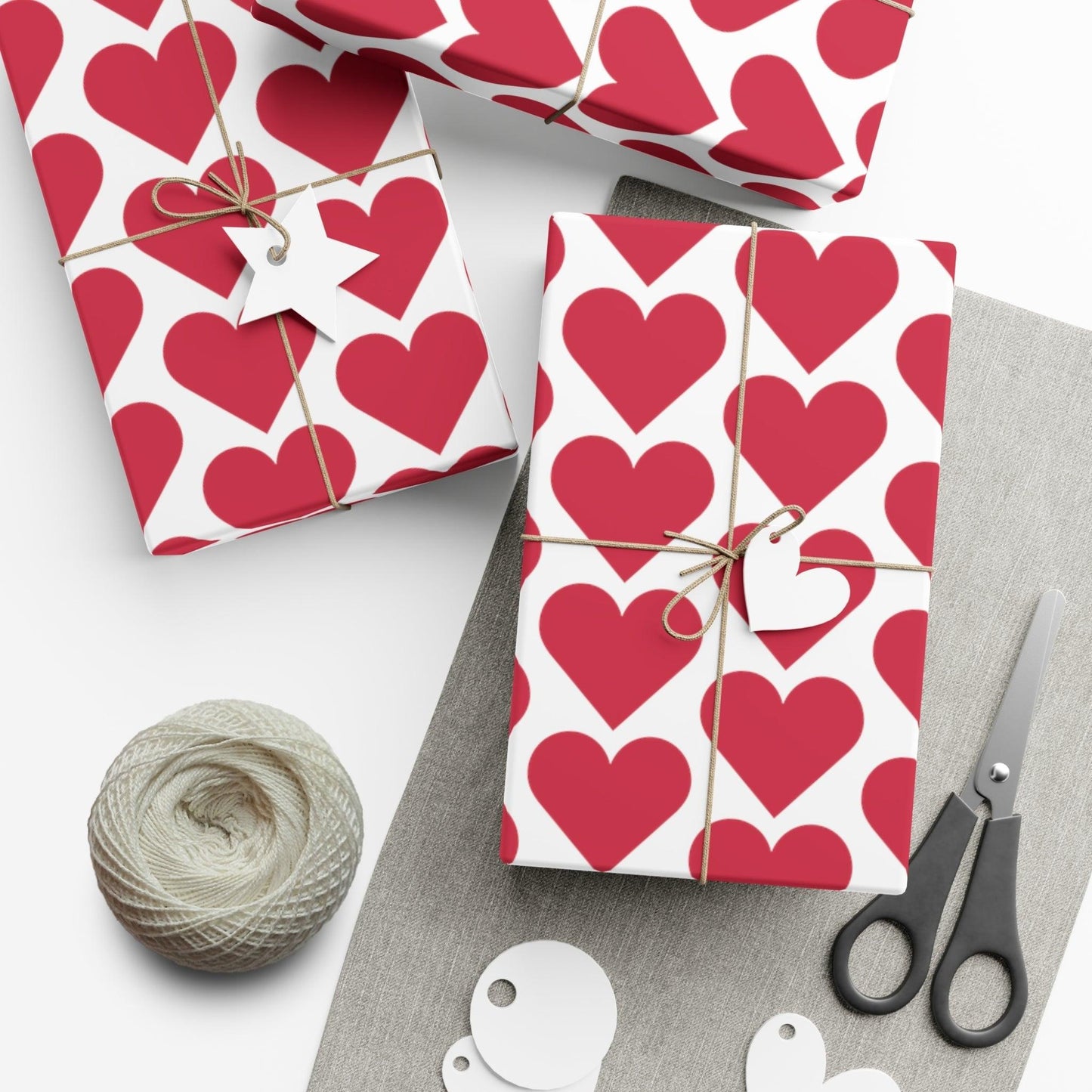 Valentine’s Day Heart Gift Wrap Papers