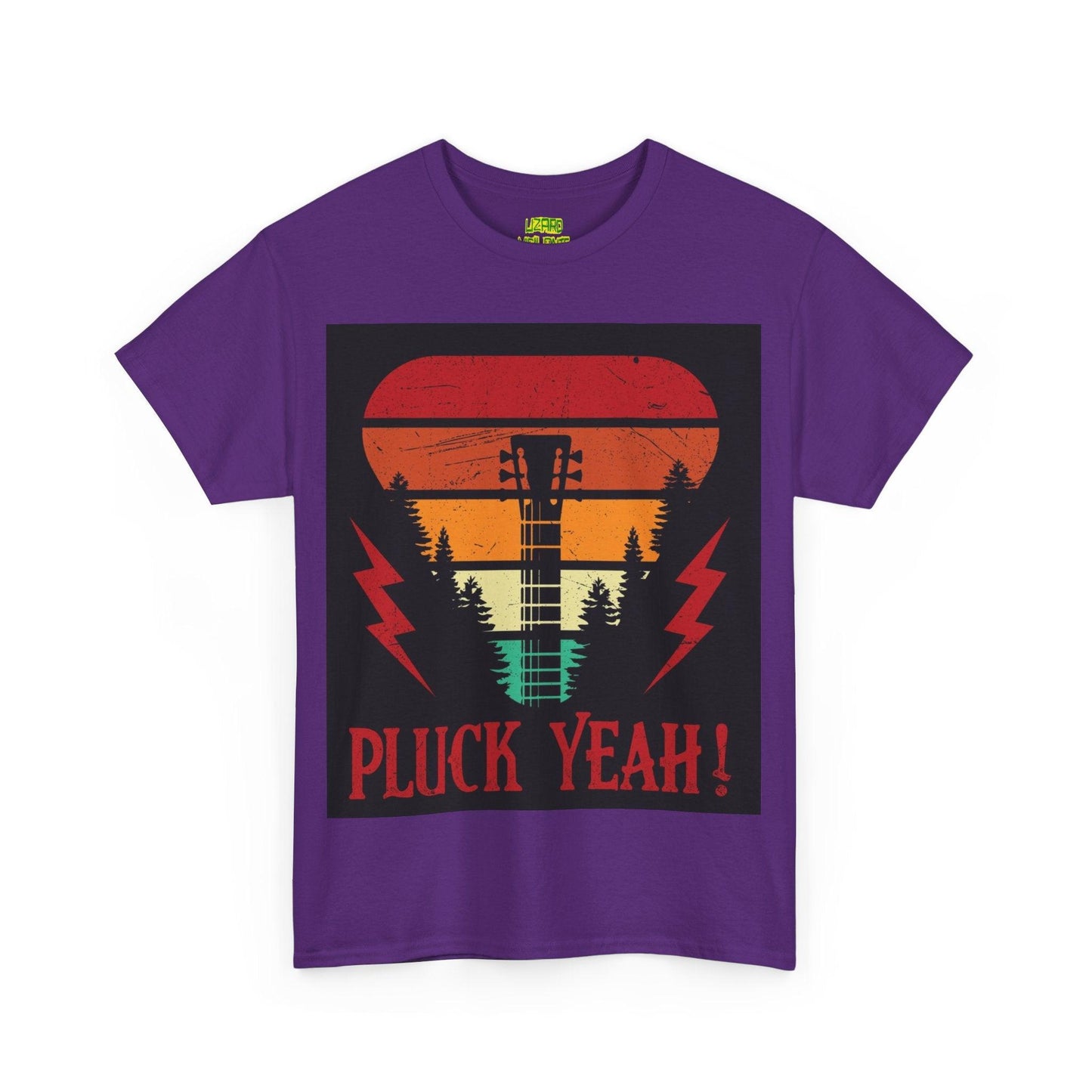 Pluck Yeah! Riff-Ripper Neck Tee – Loud Threads for Louder Licks