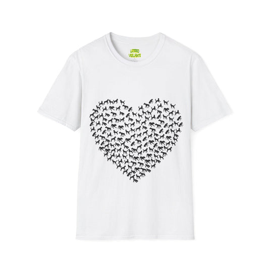 Dogs Heart Unisex Softstyle T-Shirt