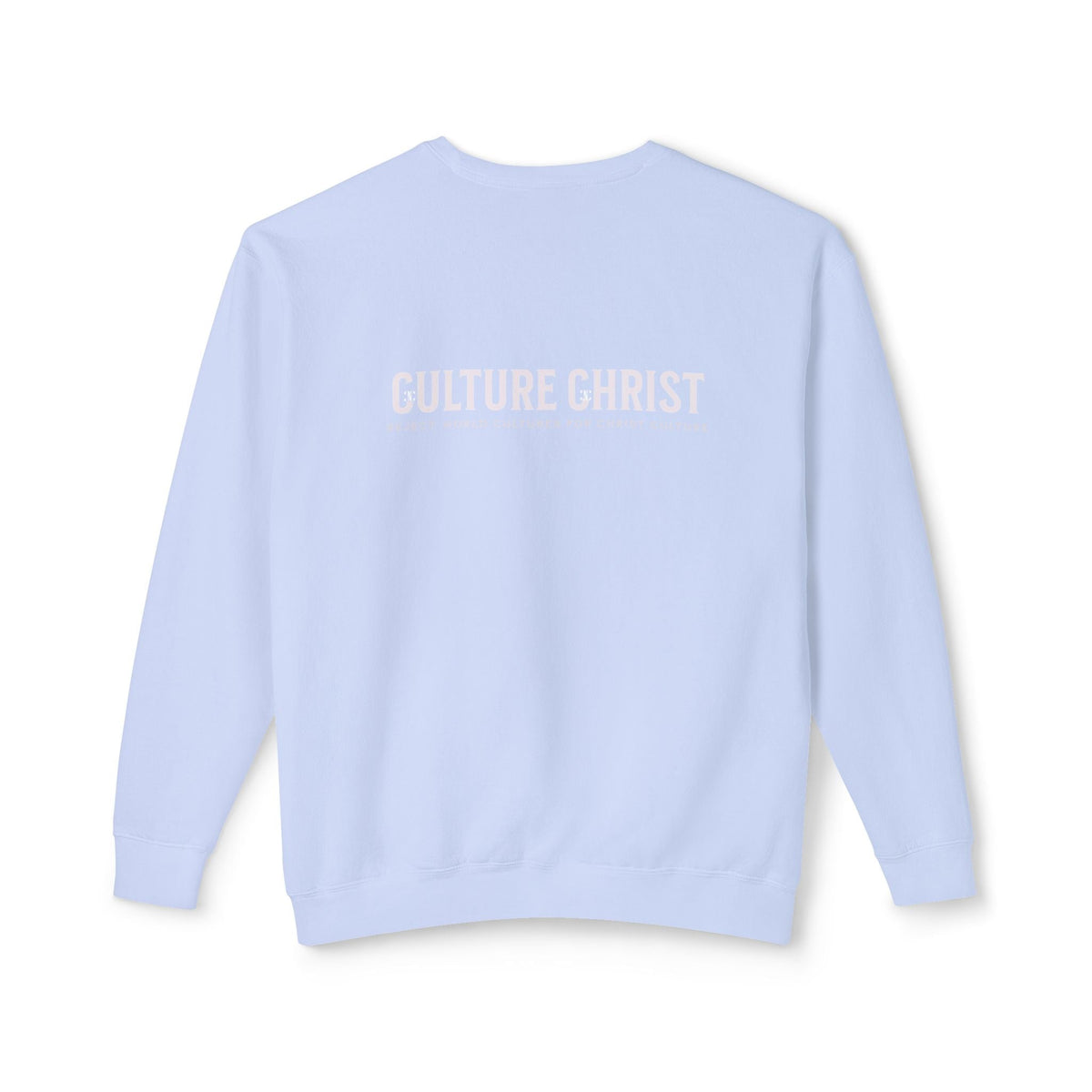 Culture Christ Crewneck Sweatshirt — Minimal Christian Faith Pullover