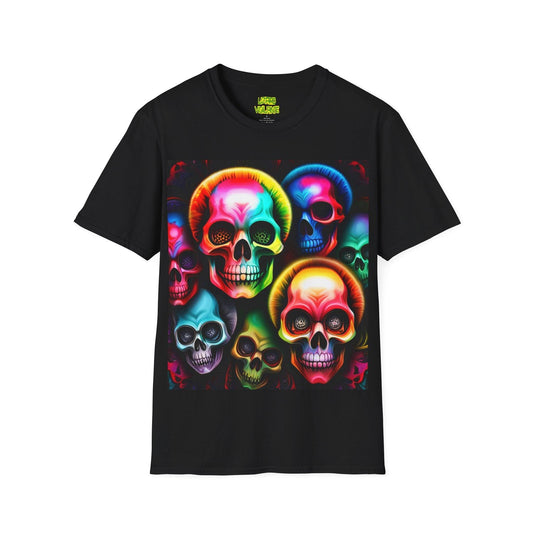Pile Of Beautiful Skullers Unisex Softstyle T-Shirt
