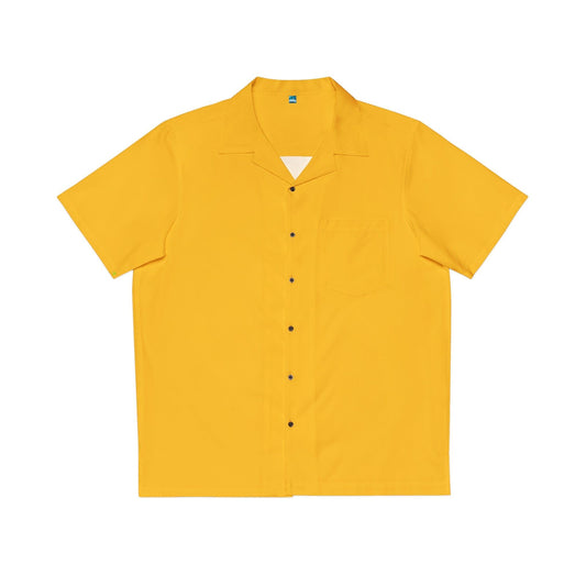 Men's Hawaiian Shirt - Yellow