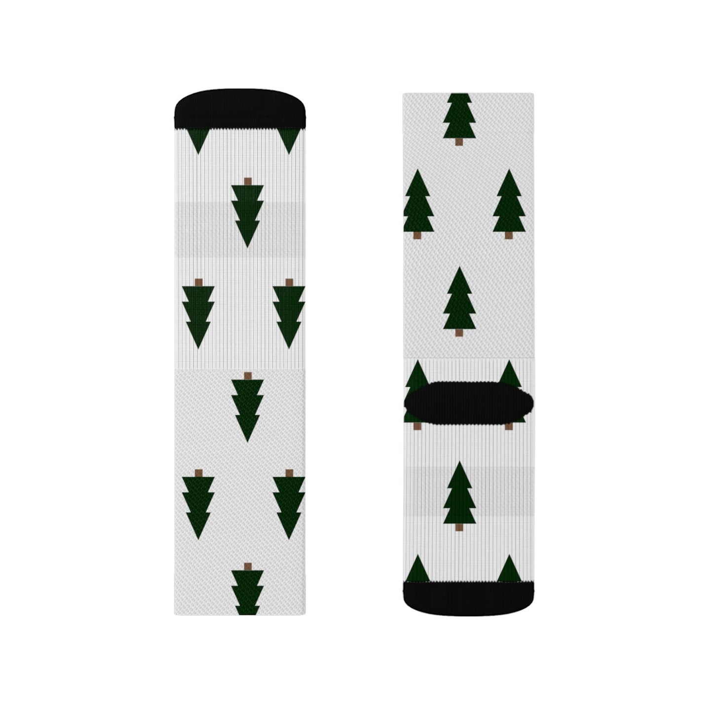 Christmas Trees Sublimation Socks