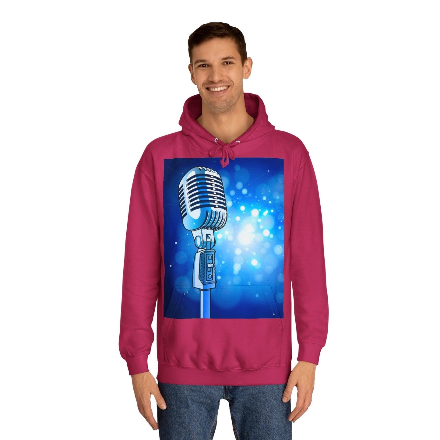 Magic Mic Unisex College Hoodie