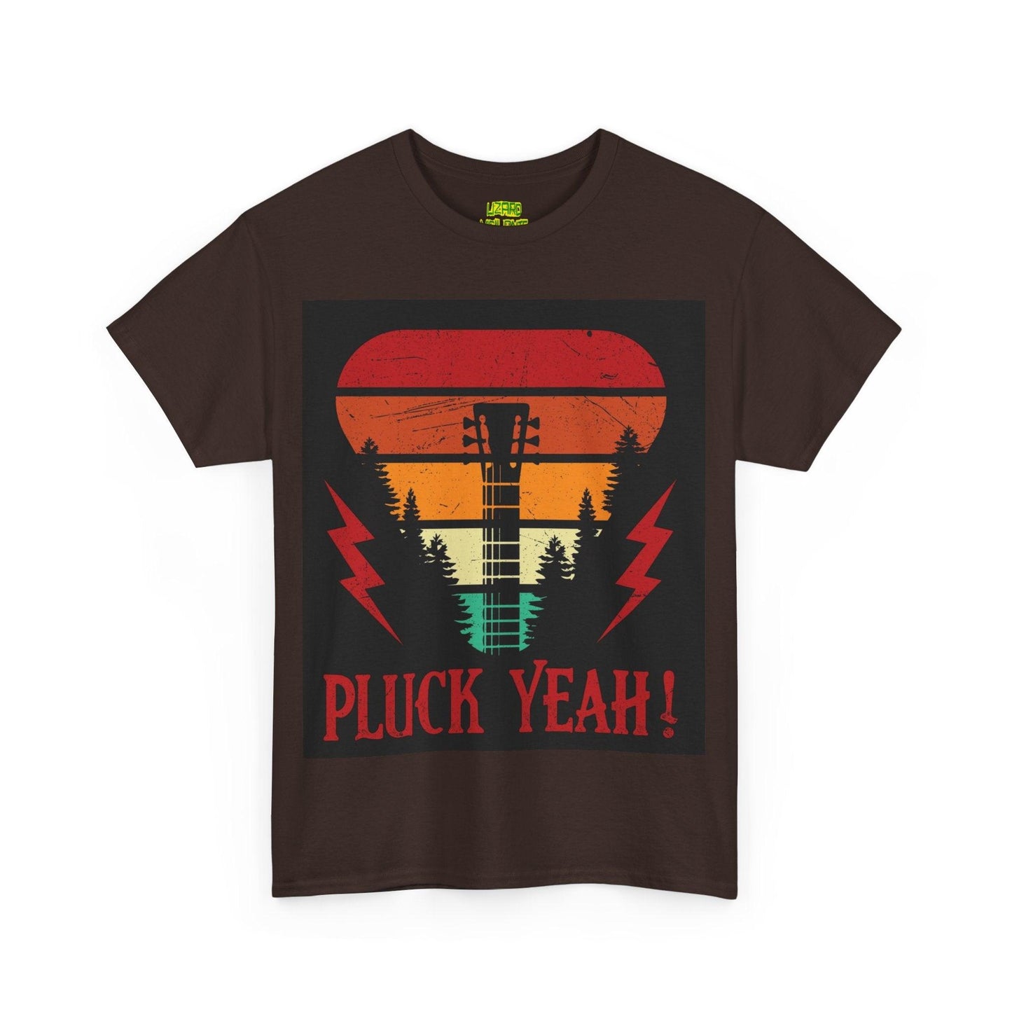 Pluck Yeah! Riff-Ripper Neck Tee – Loud Threads for Louder Licks