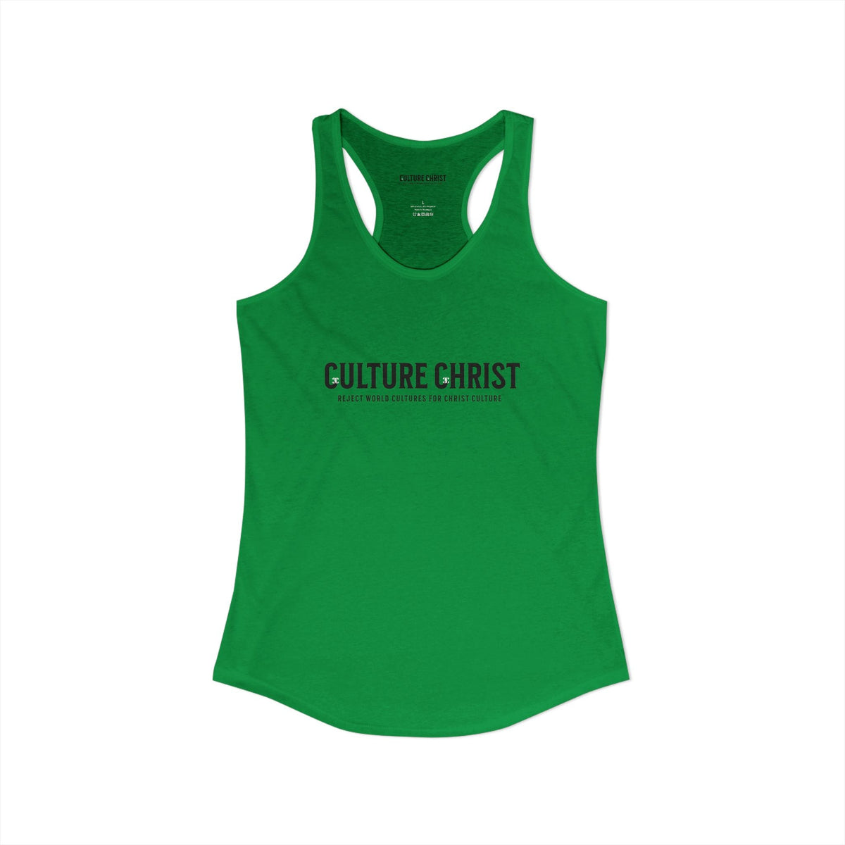 Women's Ideal Racerback Tank, wear your faith