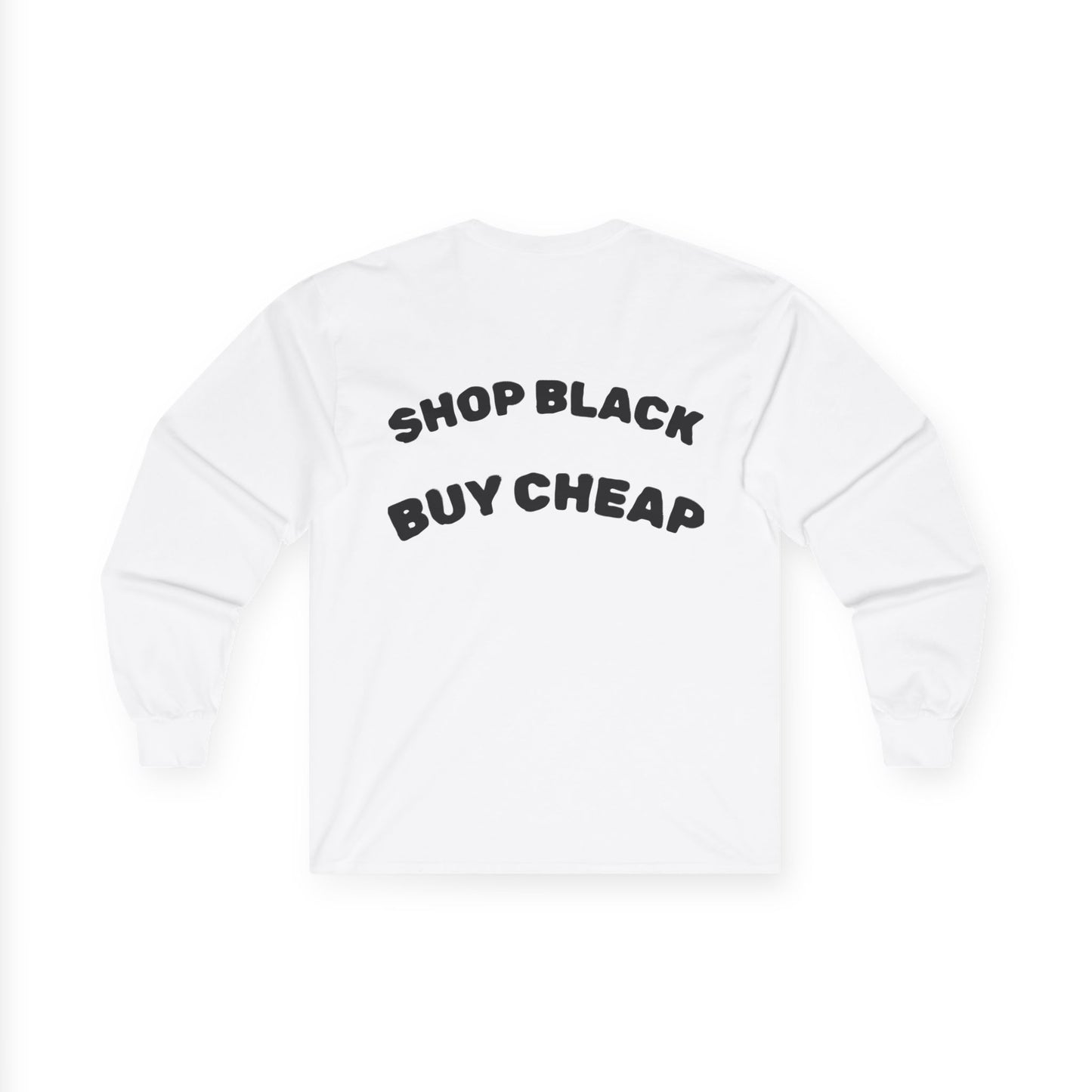 Unisex Long Sleeve Tee - Shop Black, Buy Cheap, Trendy Gift for Shoppers, Sustainable Fashion, Everyday Wear, Casual Style