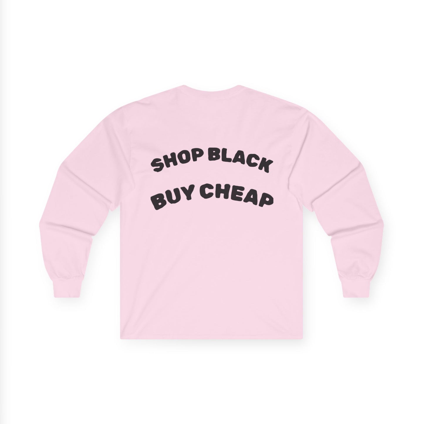 Unisex Long Sleeve Tee - Shop Black, Buy Cheap, Trendy Gift for Shoppers, Sustainable Fashion, Everyday Wear, Casual Style