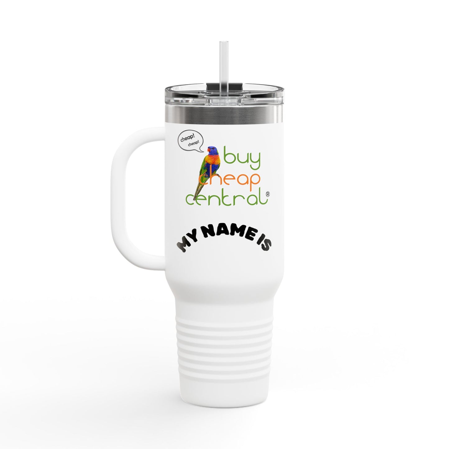 Personalized Insulated Travel Mug, 40oz - Ideal Gift for Homies, Customizable Drinkware, Perfect for Camping, Office, and Parties