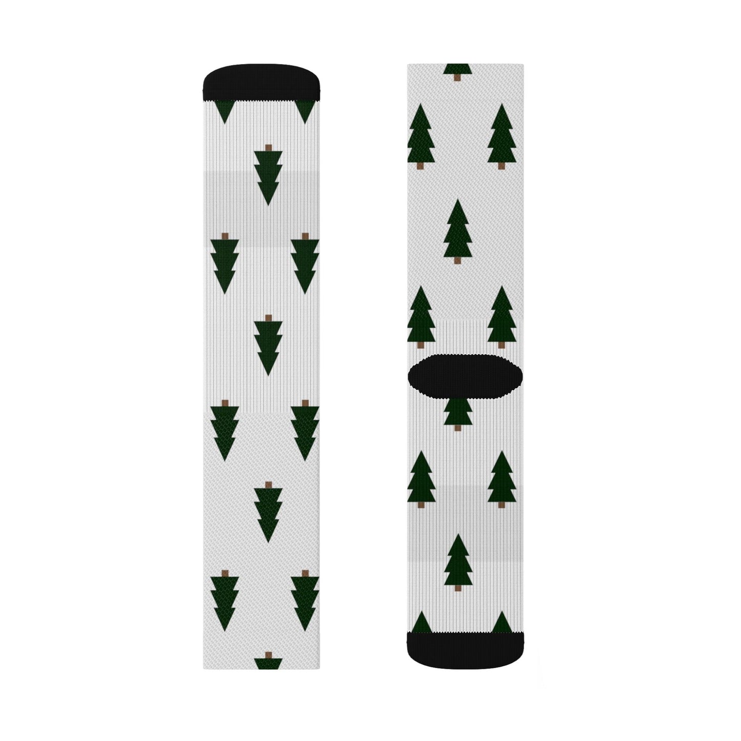 Christmas Trees Sublimation Socks