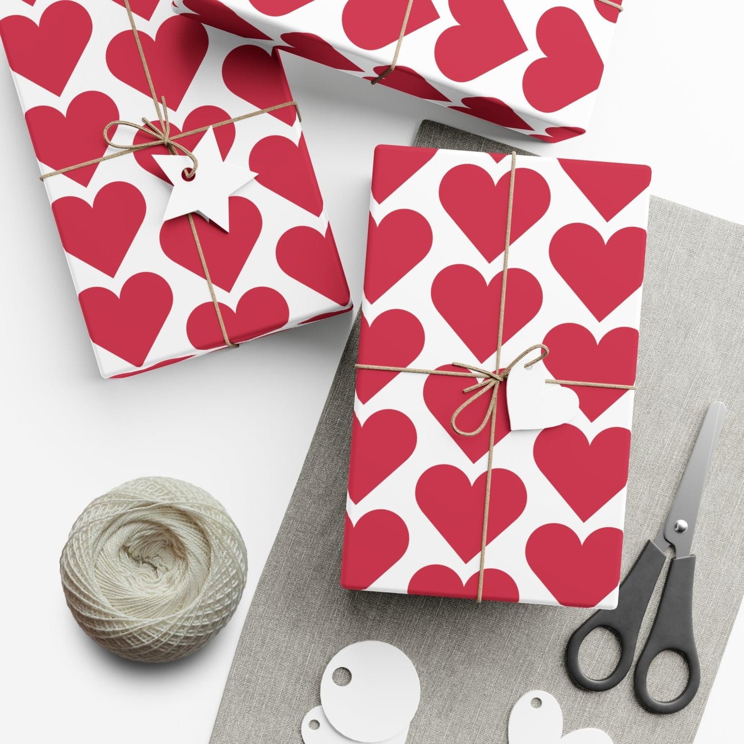 Valentine’s Day Heart Gift Wrap Papers