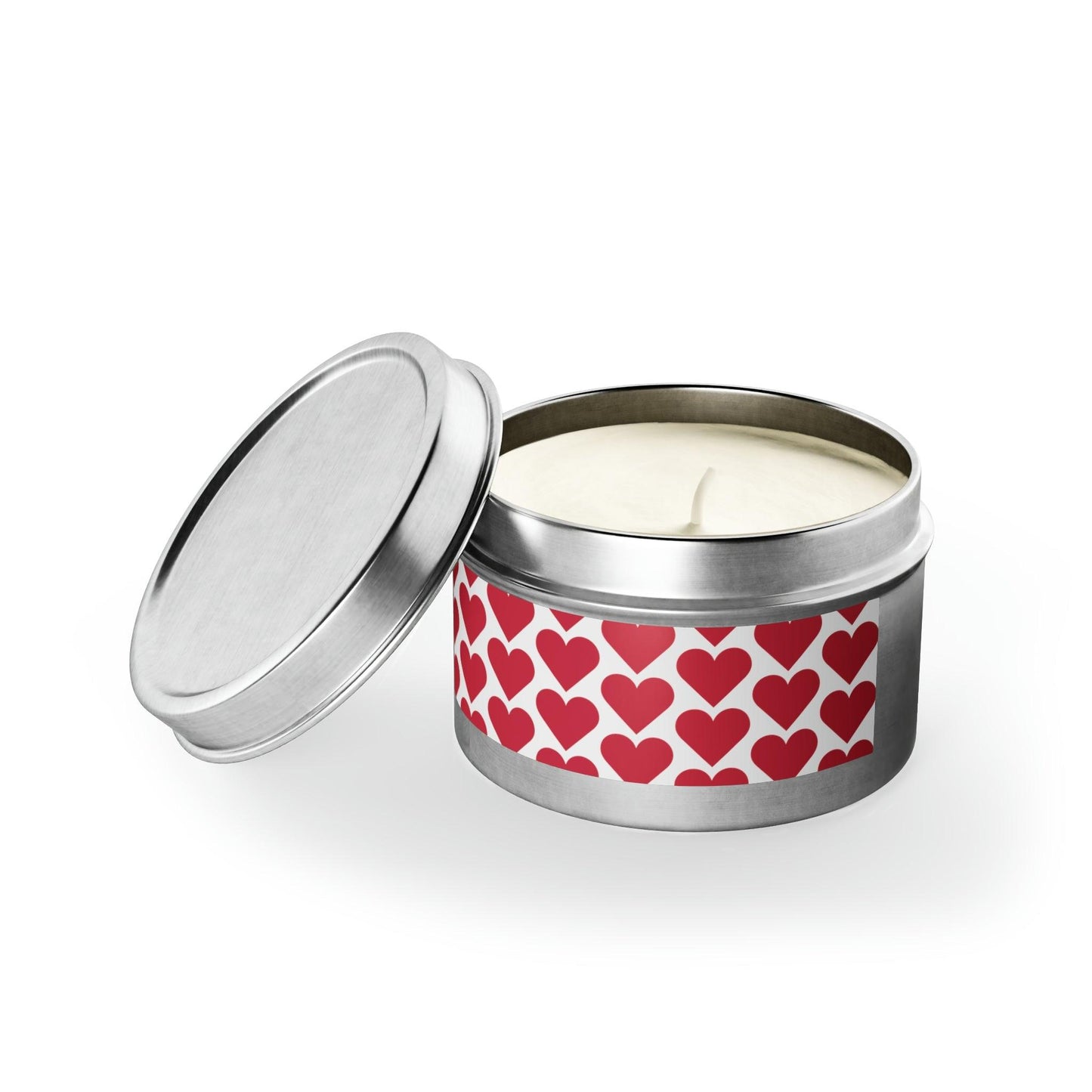 Valentine’s Day Hearts Tin Aromatherapy Candles