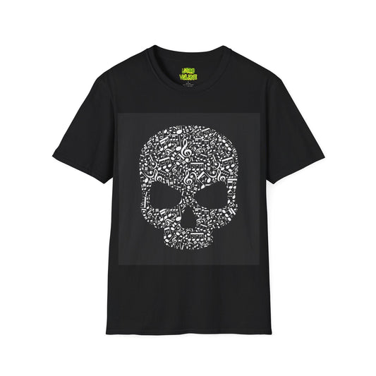 Musical Skull Unisex Softstyle T-Shirt