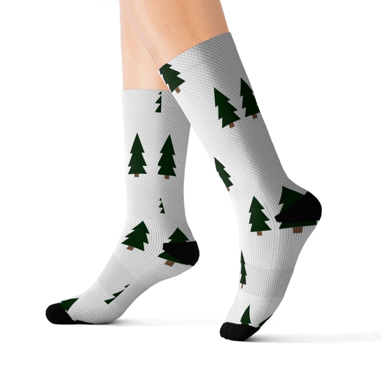 Christmas Trees Sublimation Socks