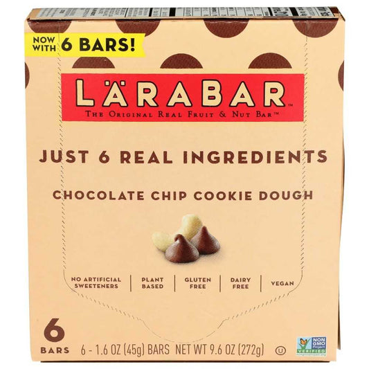 LARABAR: Bar Chc Chp Ckie Dgh 6Pk, 9.6 oz