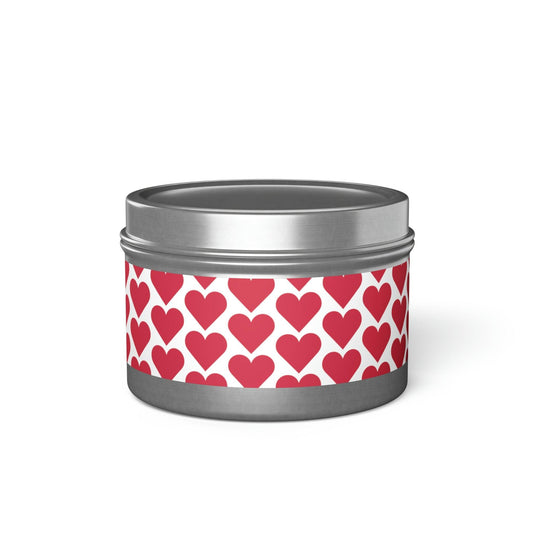 Valentine’s Day Hearts Tin Aromatherapy Candles