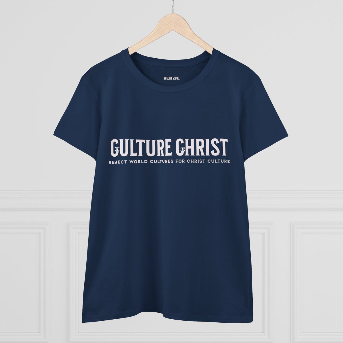 Culture Christ Tee — Christian Faith Graphic Women's T-Shirt
