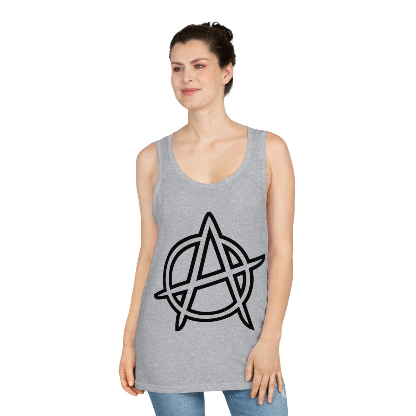 Anarchy Symbol Punker Unisex Softstyle™ Tank Top