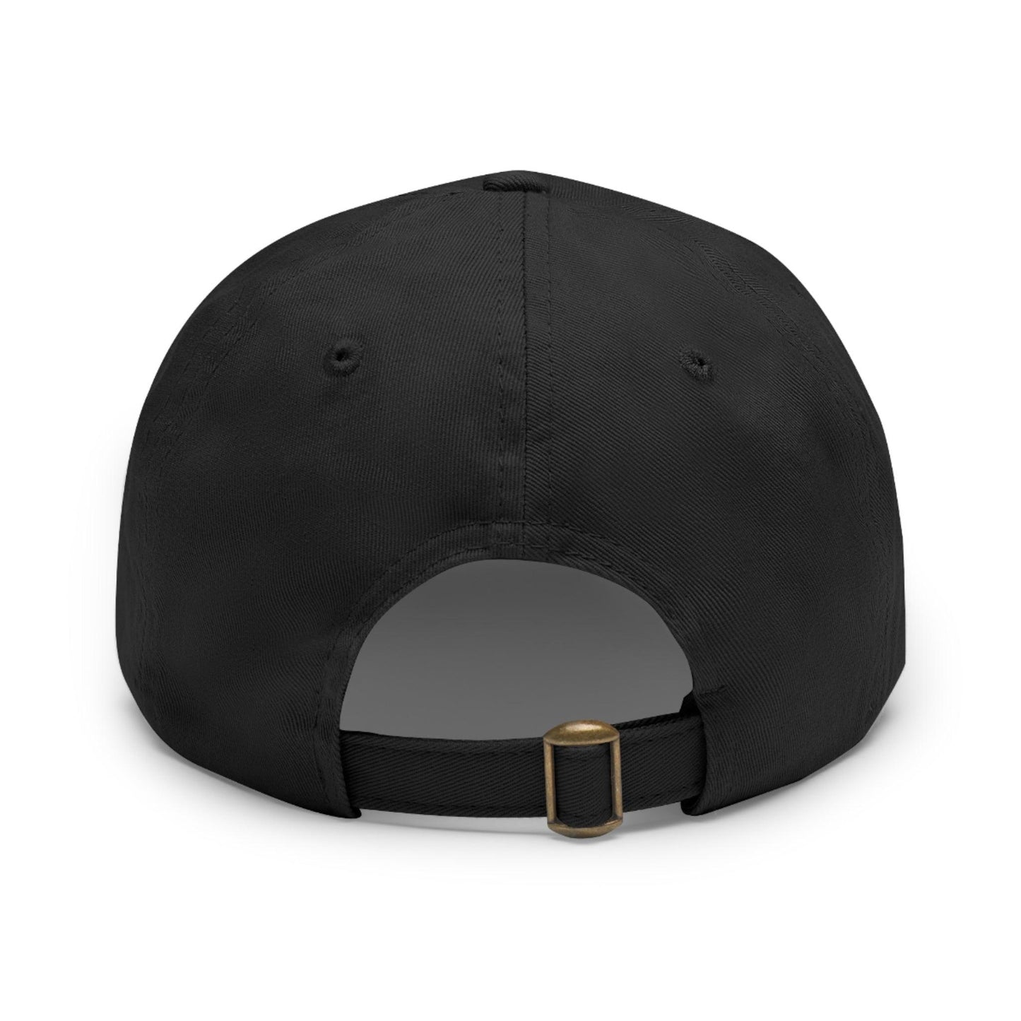 I HAT PEOPLE! Dad Hat with Leather Patch (Round)