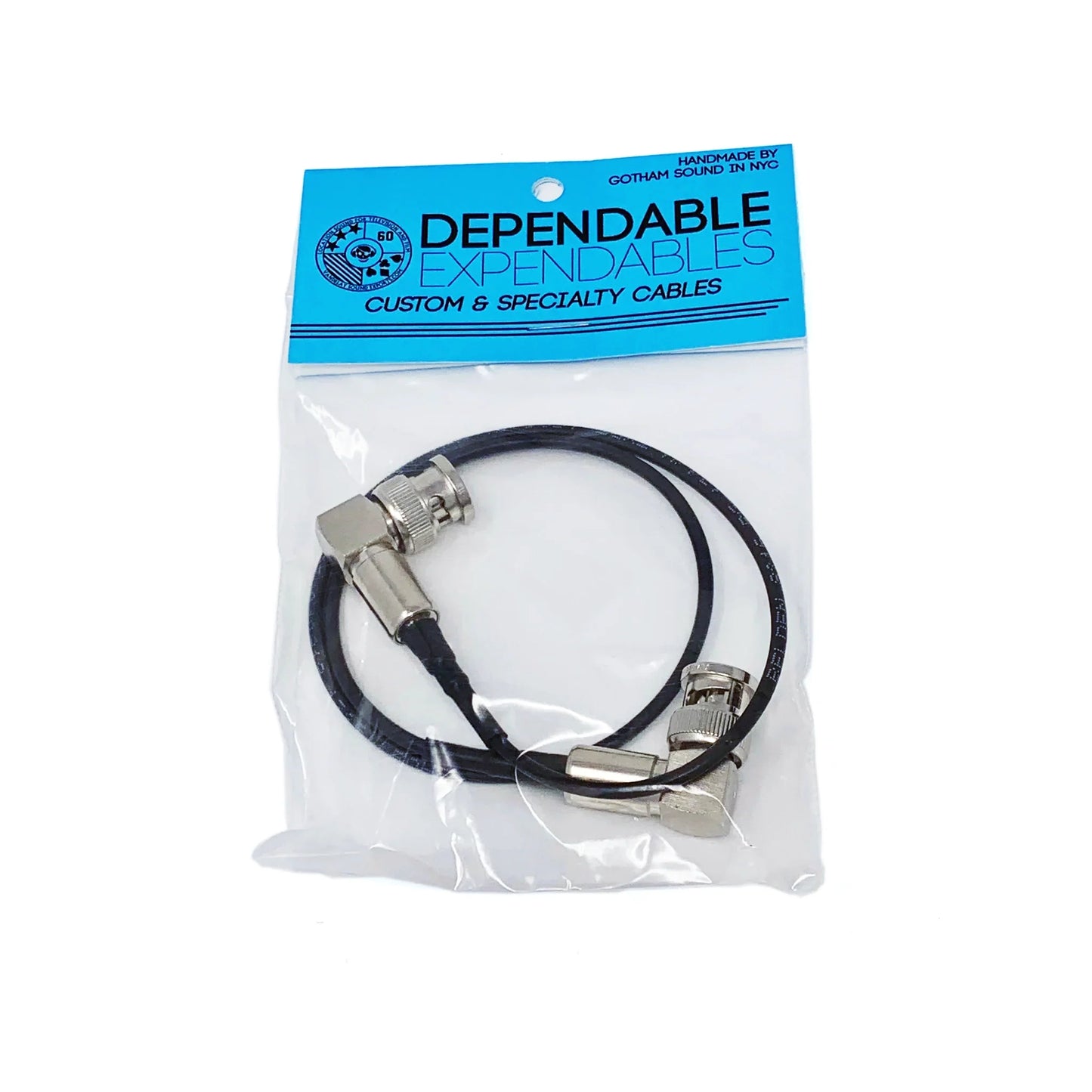 BNC RA to BNC RA 50 Ohm Cable - 15" Length