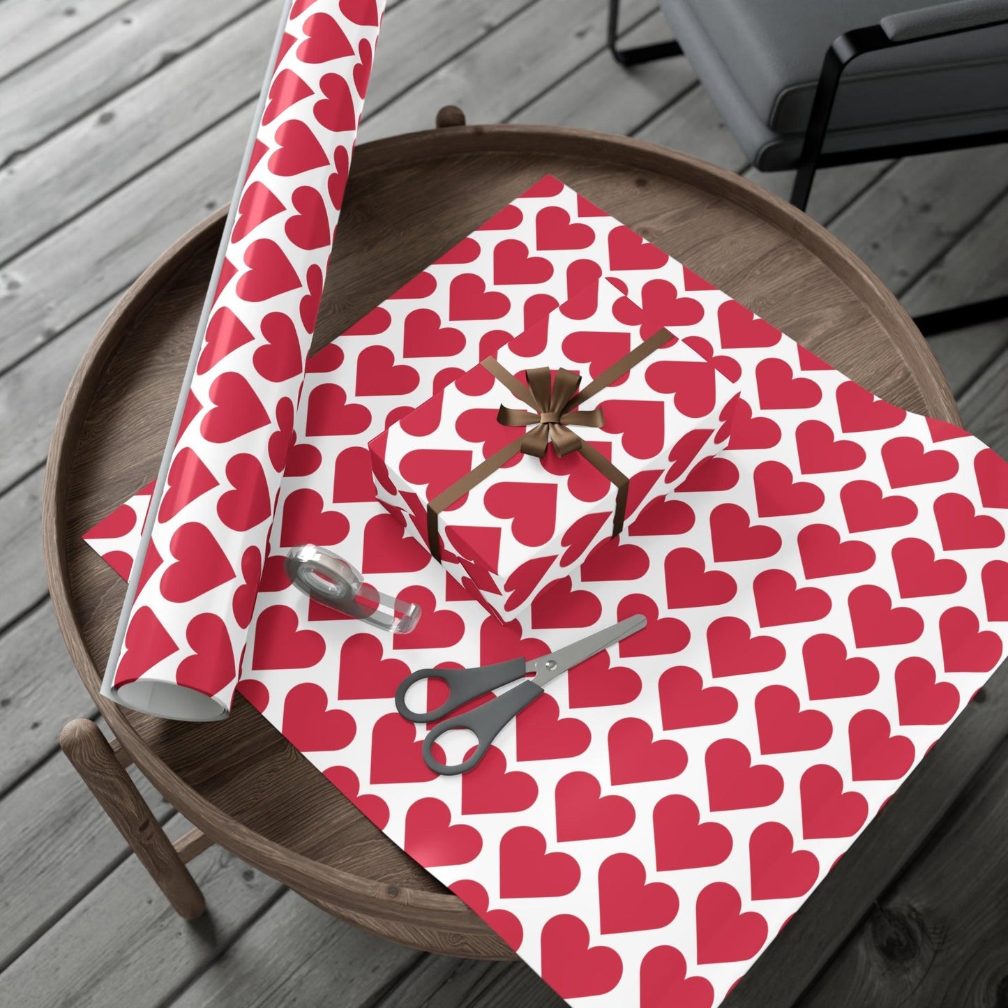 Valentine’s Day Heart Gift Wrap Papers