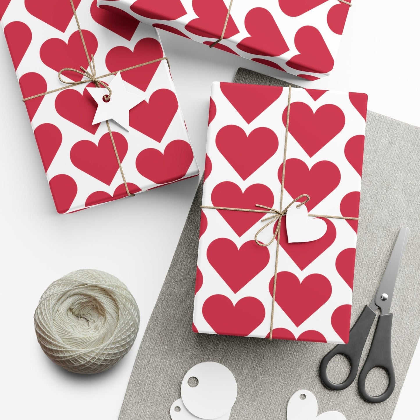 Valentine’s Day Heart Gift Wrap Papers
