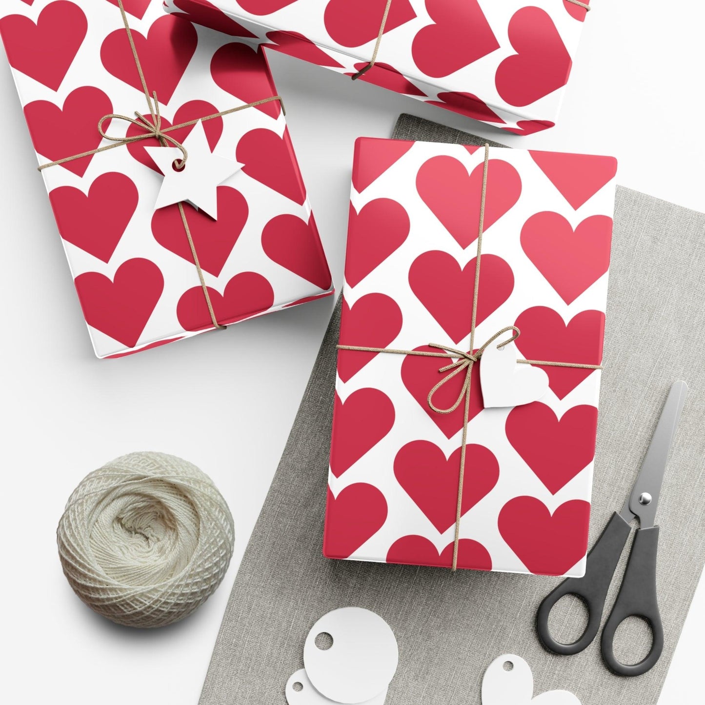 Valentine’s Day Heart Gift Wrap Papers