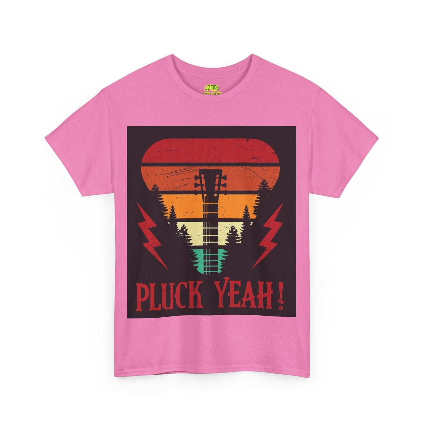 Pluck Yeah! Riff-Ripper Neck Tee – Loud Threads for Louder Licks