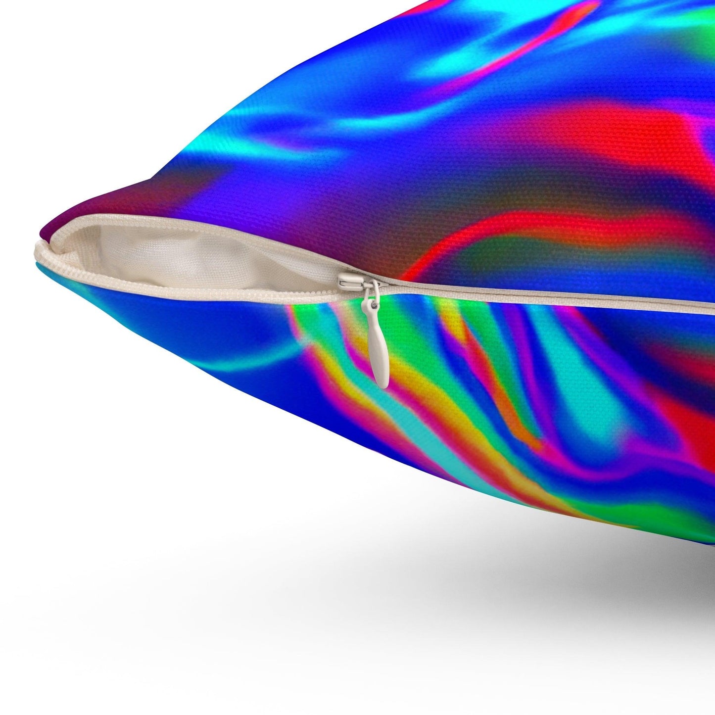 Neon Love Spun Polyester Square Pillow