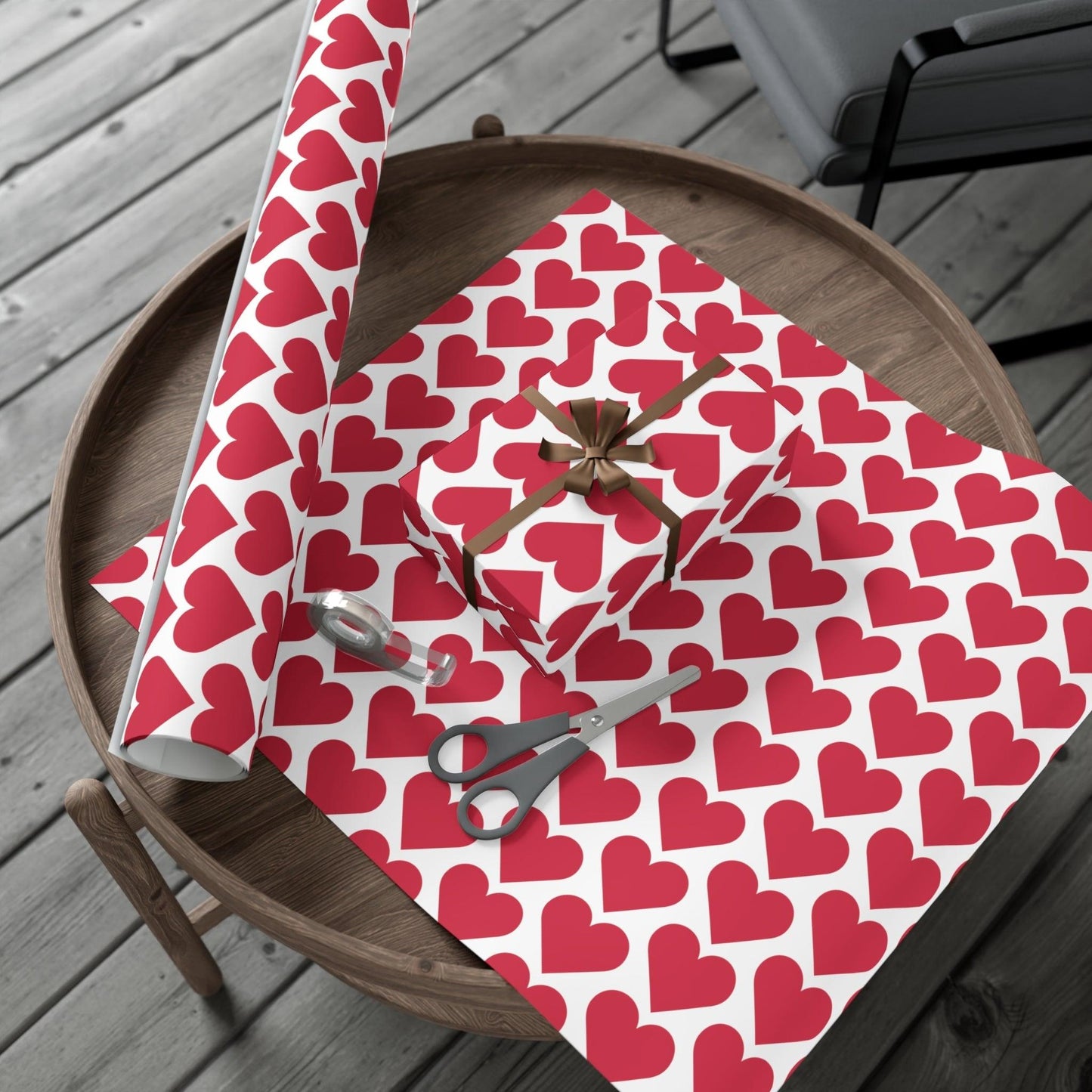 Valentine’s Day Heart Gift Wrap Papers