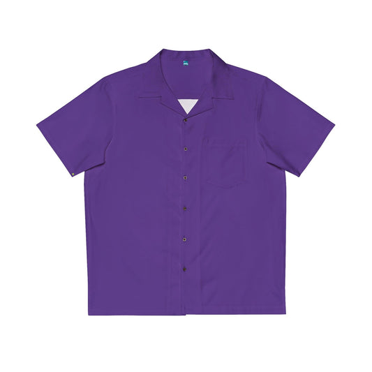 Men's Hawaiian Shirt - Purple