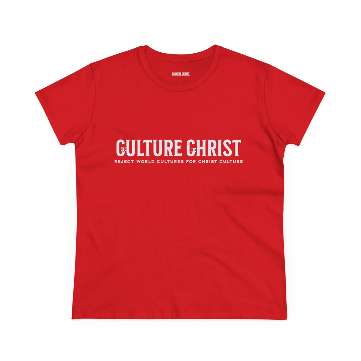 Culture Christ Tee — Christian Faith Graphic Women's T-Shirt