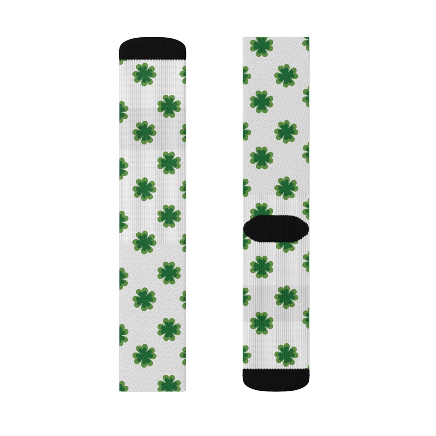 4 Leaf Clover St. Patrick's Day Irish Sublimation Socks