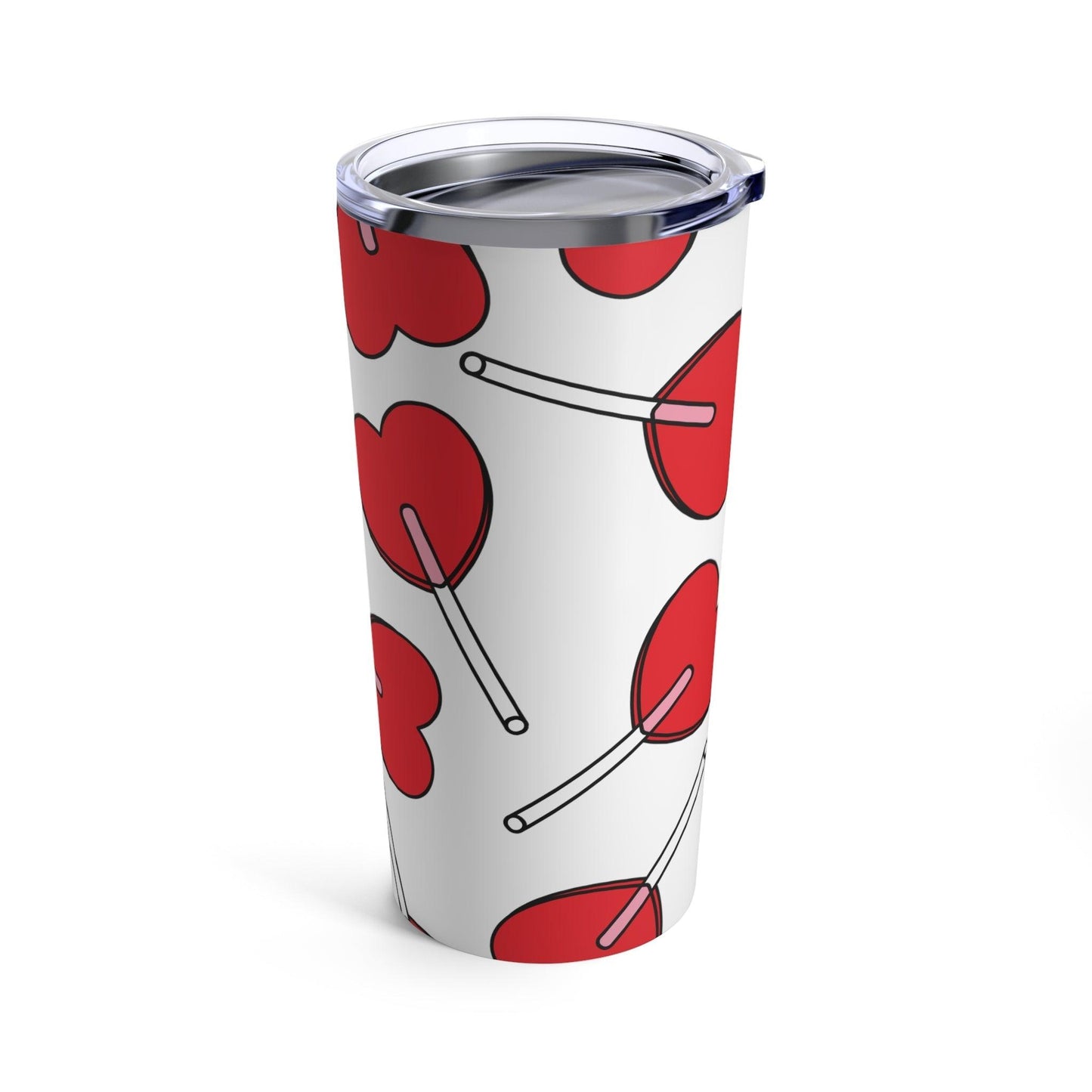 Valentine’s Day Heart Lollipops Tumbler 20oz