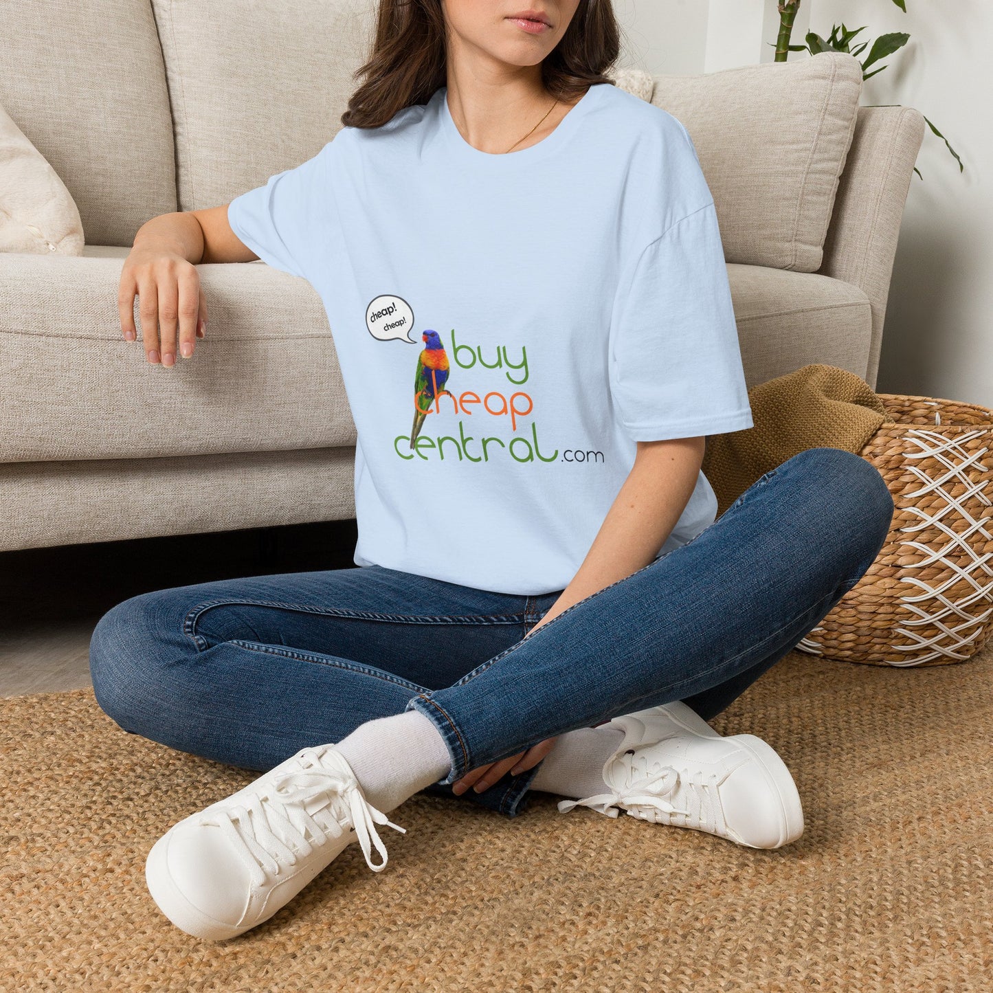 T-Shirt — Colorful Parrot ‘Cheep! Cheep!’ Buy Cheap Central Graphic Tee