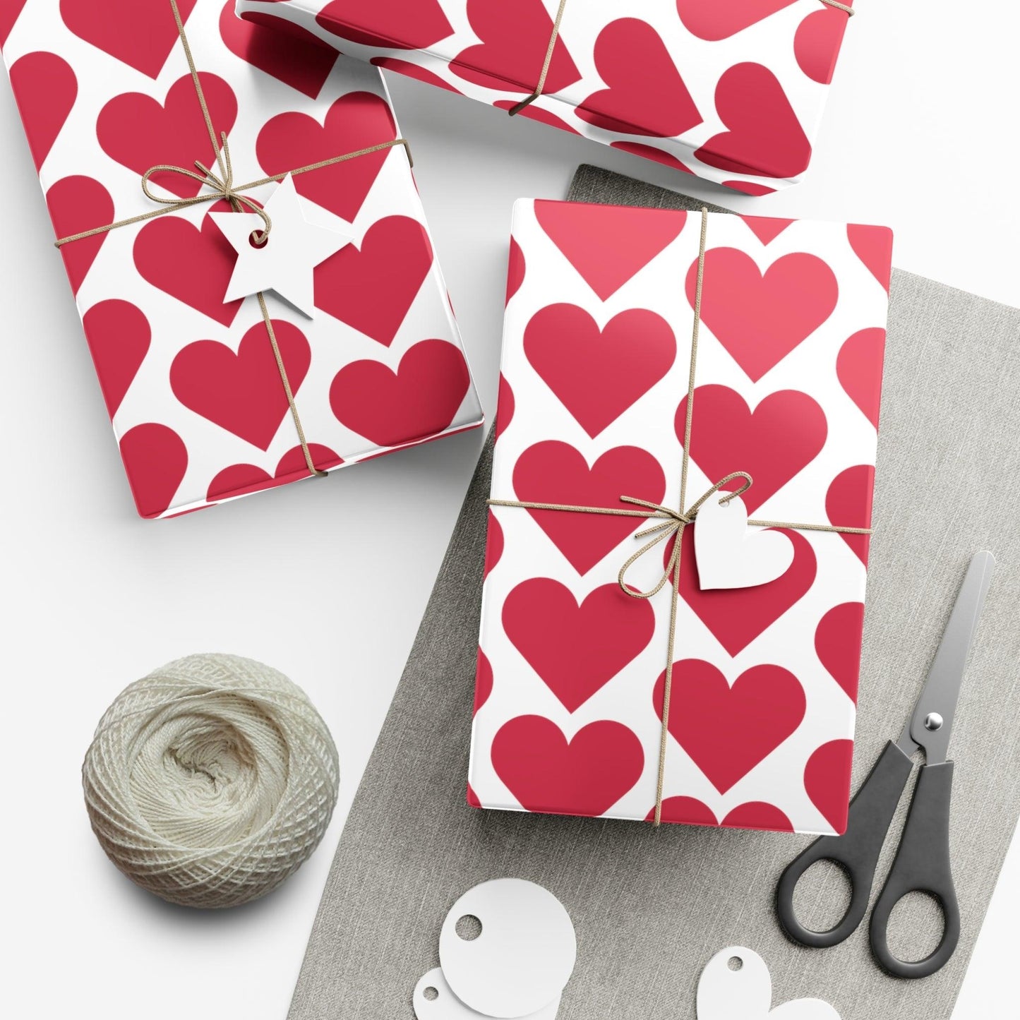 Valentine’s Day Heart Gift Wrap Papers