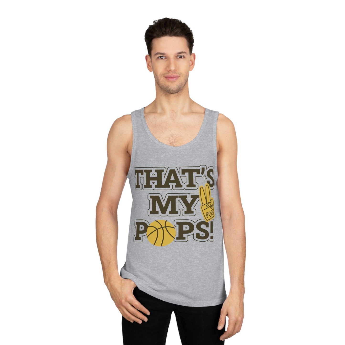 That's My Pops Basketball Unisex Softstyle™ Tank Top