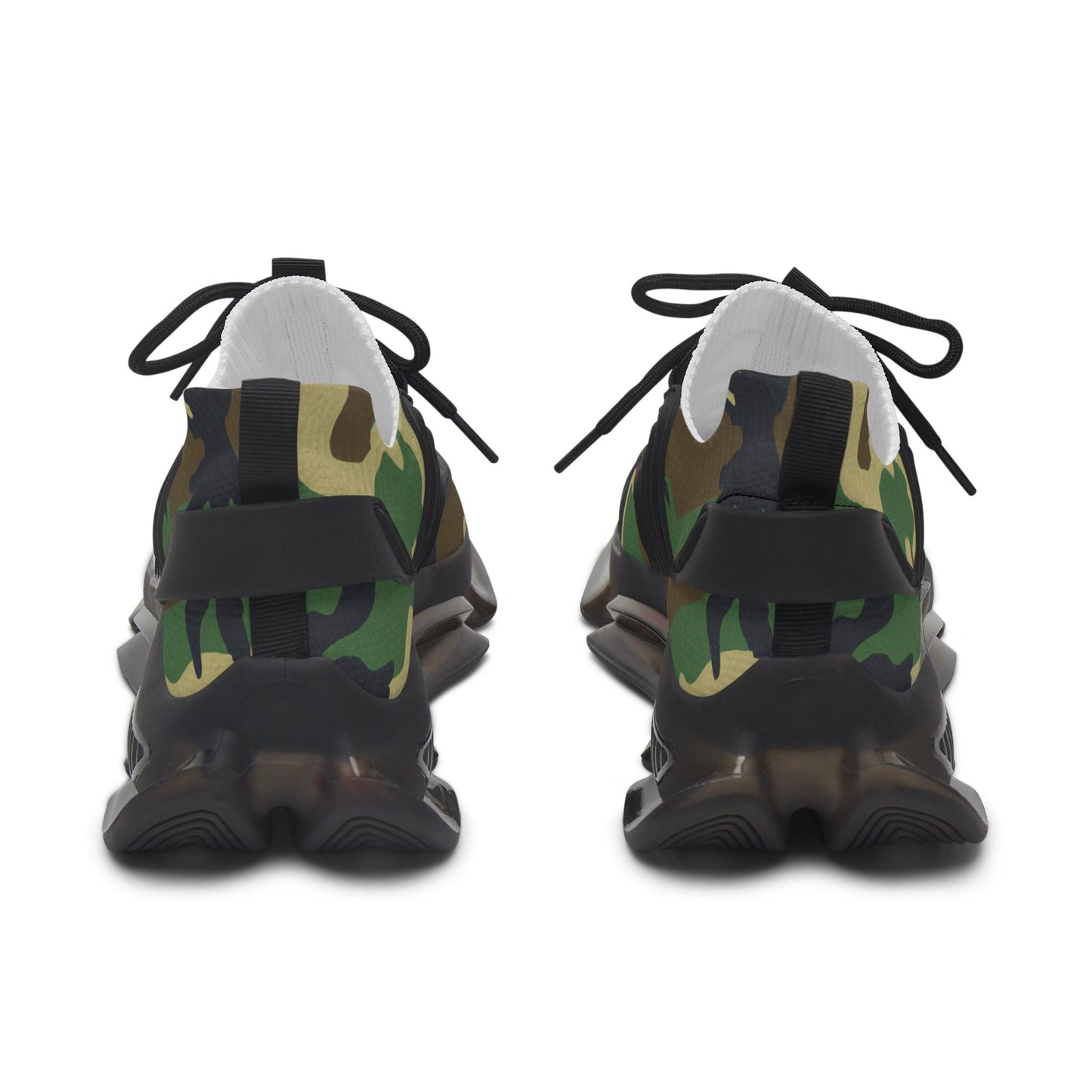 Green Camouflage Women's Mesh Sneakers
