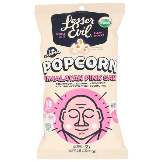 LESSER EVIL Buddha Bowl Himalayan Pink |Small  - Better Healthy Snacks 0.88oz